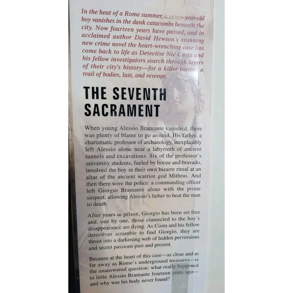 Seventh‎ Sacrament by David Hewson (2007, Hardcover)